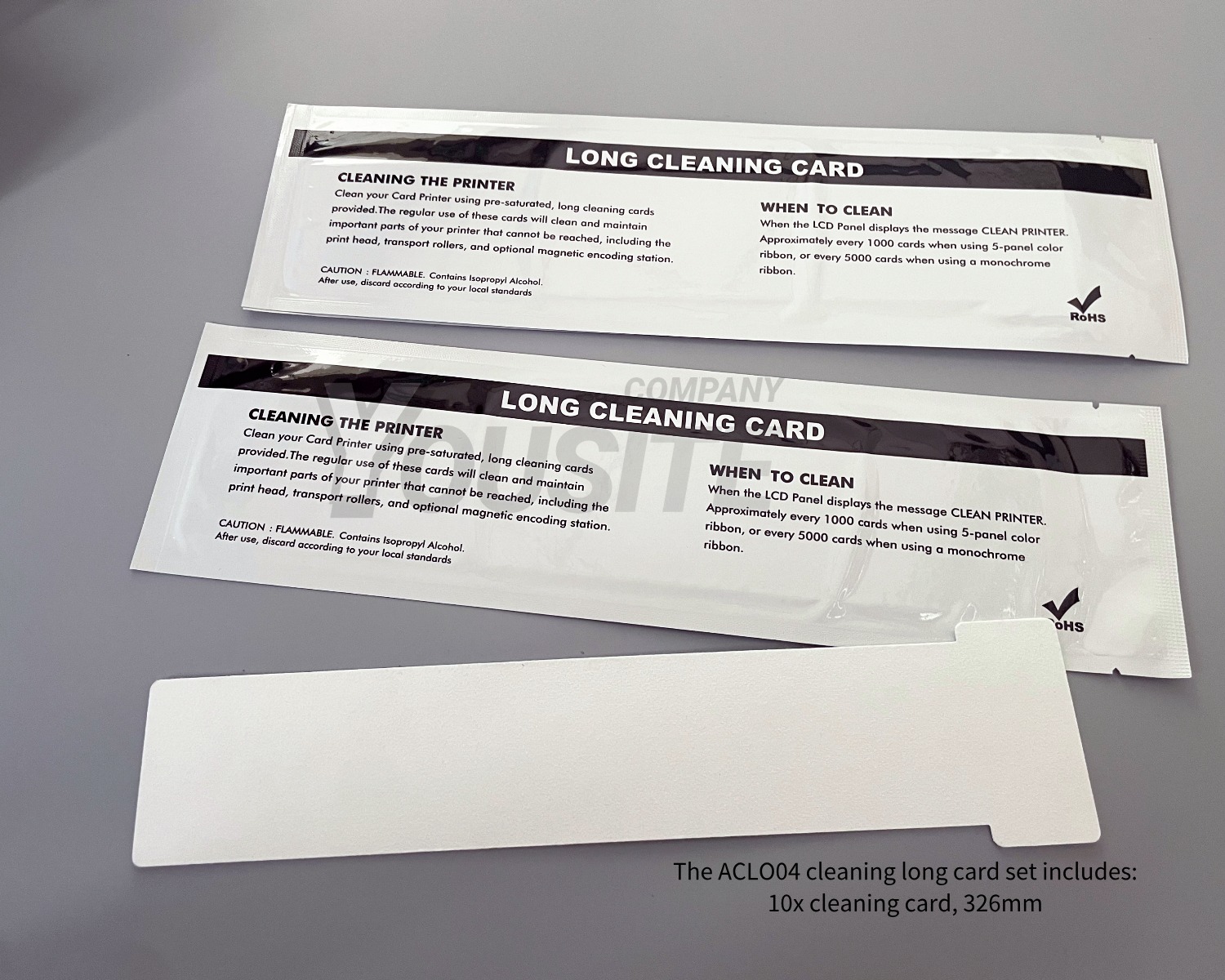 keep the transport rollers on your Evolis card printer clean with the T Card Cleaning Kit. Evolis ACL004 T cleaning cards contain 10 pre-saturated cards.