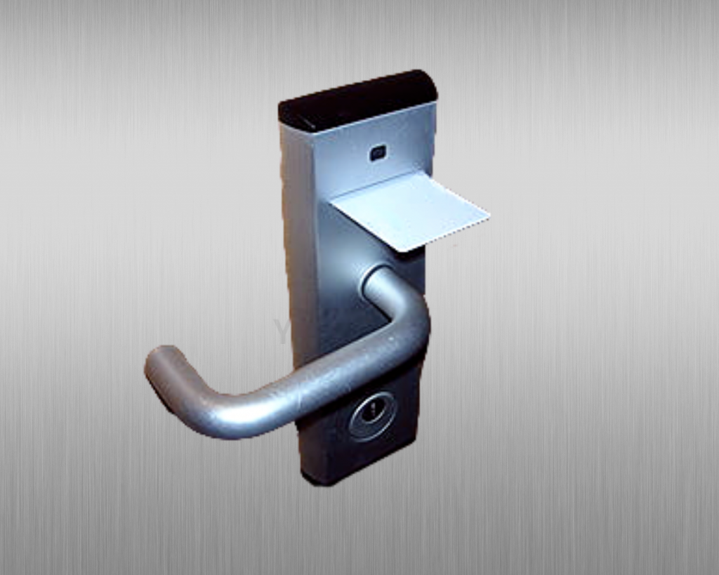 Electronic Key Card Locks Clean