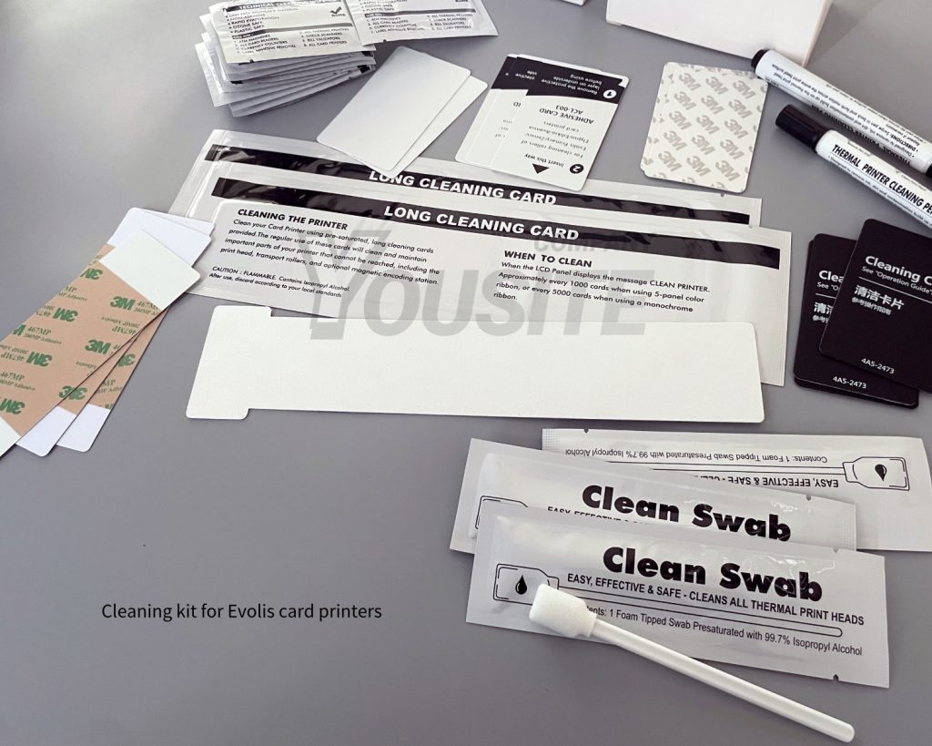 Cleaning kit for Evolis card printers