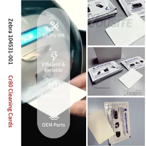 Zebra 104531-001 Cr80 Cleaning Cards 100pcs