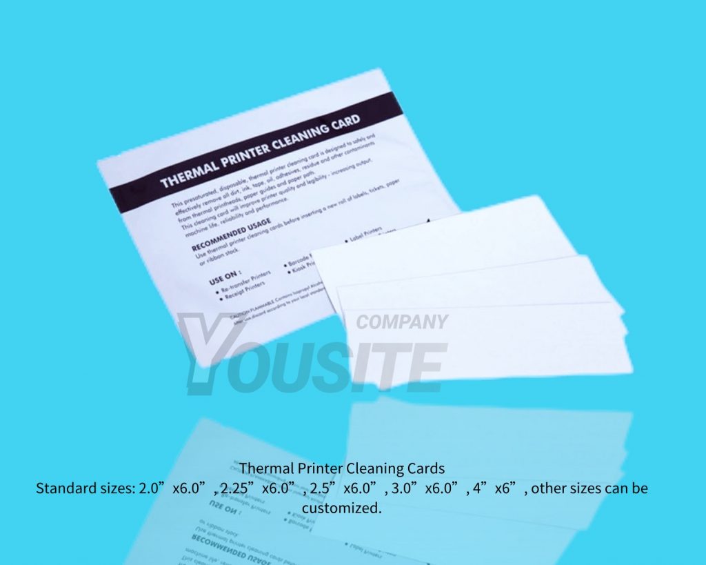 Thermal Printer Cleaning Cards