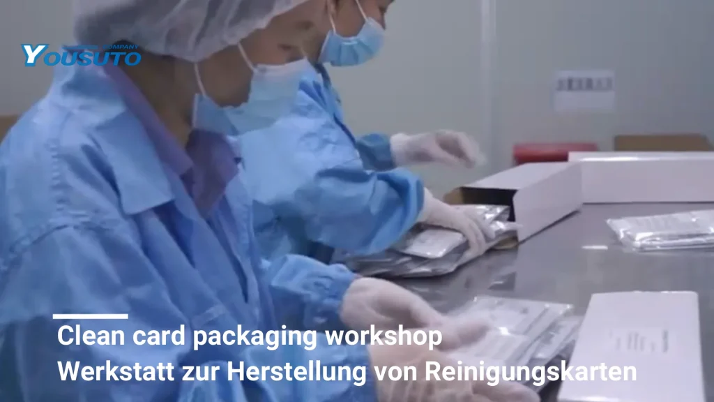 Clean card packaging workshop