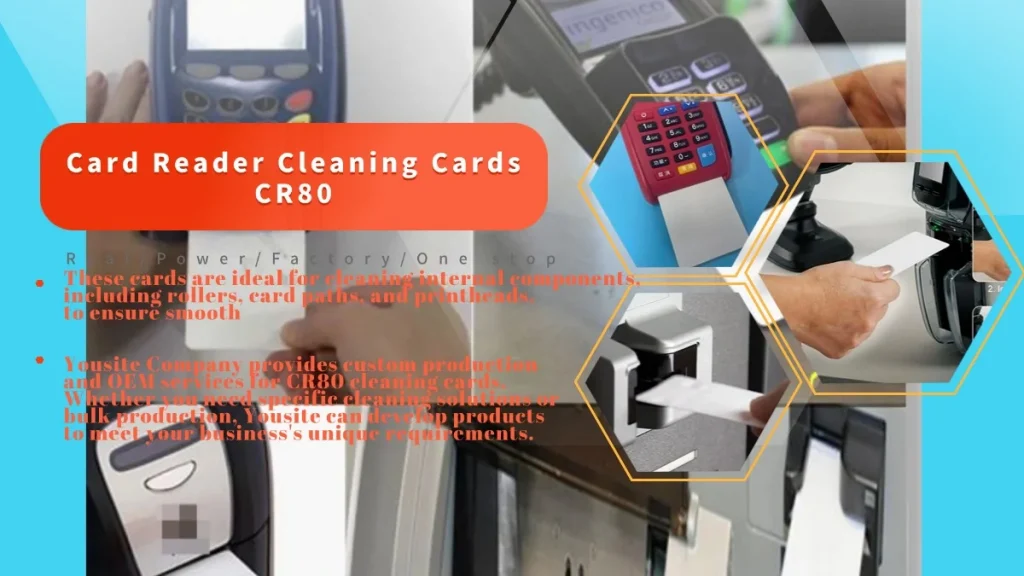 Card Reader Cleaning Cards CR80
