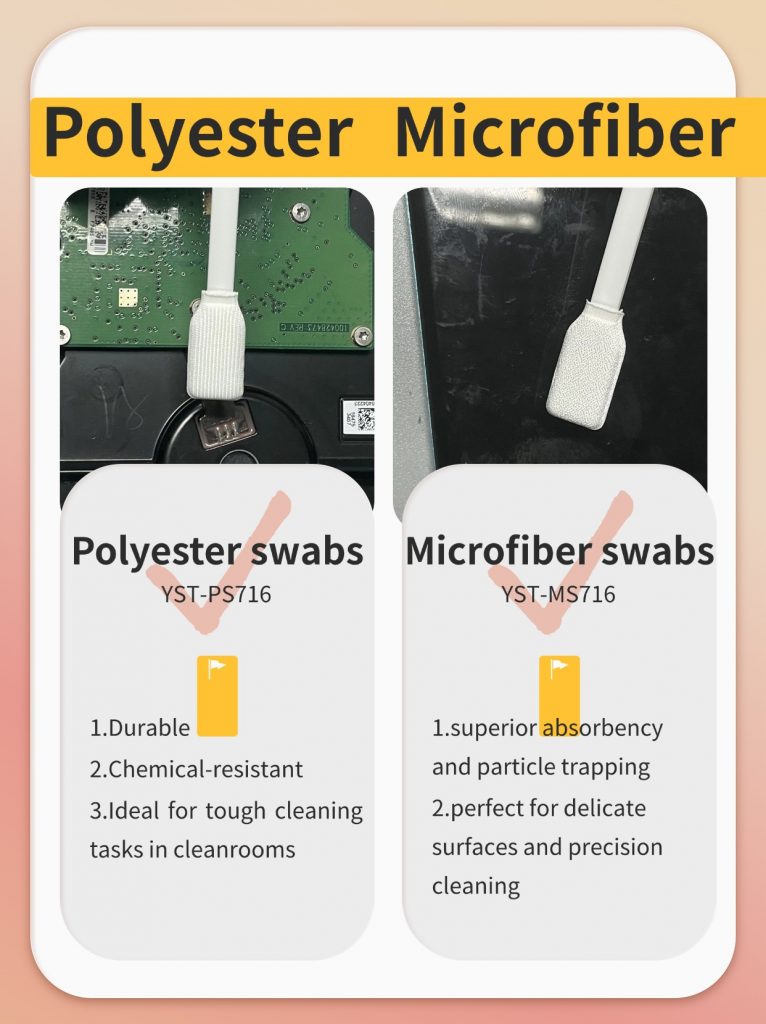 Polyester vs. Microfiber Swabs