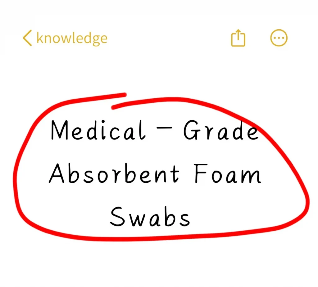 Medical-Grade Absorbent Foam Swabs : Precision Cleaning for Electronics, Print Heads, Keyboards, and More